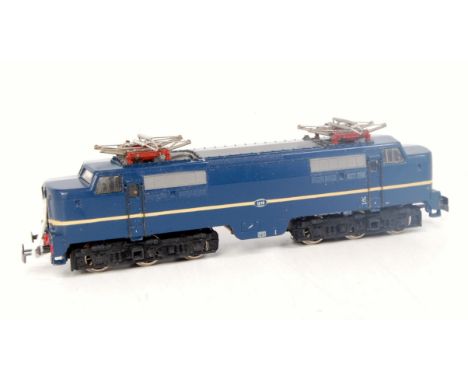 A Marklin H0 3-rail 3051 NS Dutch class 1200 electric in blue, No. 1219 (VG, replacement box)
