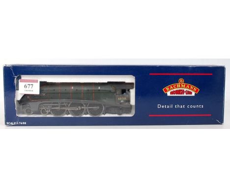 A Bachmann Class A4 4-6-2 No. 60015 Quicksilver in BR weathered green (NM,BG)