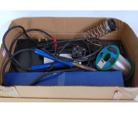 A large collection of model making tools and spares as removed from modeller's workshop (a/f)