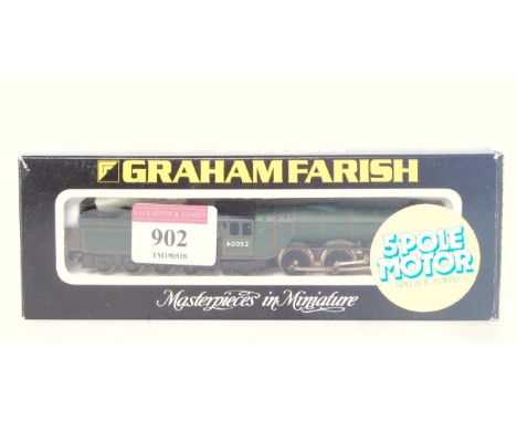 A Graham Farish N gauge No. 1827 class A3 engine and tender BR green 'Prince Palatine', loco has 5 pole motor (NM-BNM)