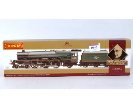 A Hornby R2823 BR lined green Princess Elizabeth engine and tender with instructions, DCC ready The Pete Waterman Collection 