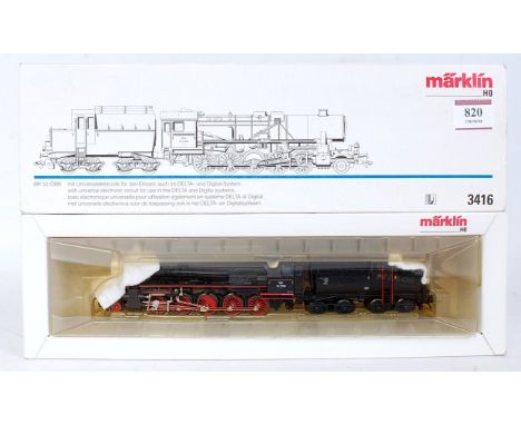 A Marklin 3-rail 3416 OBB class BR52 Kriegslok No. 527088 (NM-BVG)