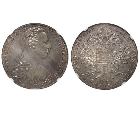 AUSTRIA. Maria Theresa. Silver Taler, 1780-. Vienna. Restrike. The Maria Theresa Thaler was originally struck in Austria betw