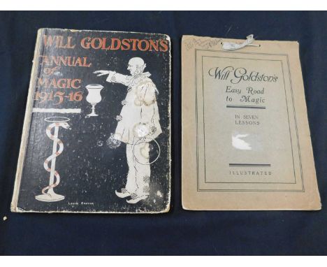 WILL GOLDSTON: STAGE ILLUSIONS, London, The Magician, [1912], 1st edition, original pictorial boards, worn and reinforced, WI
