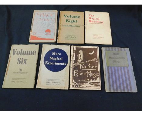 PERCY NELDRETT: MORE MISCELLANEOUS MAGIC, Portsmouth, 1919, 1st edition, original wraps, FURTHER EXPERT MAGIC, Portsmouth, 19