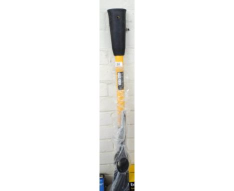 A new heavy duty pick axe with fibre glass handle 