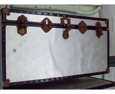 Large metal trunk
