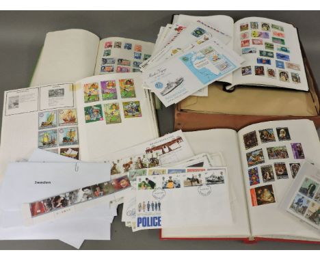 A quantity of World stamps, loose and in albums, and First Day Covers