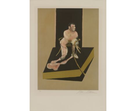 Francis BACON (1909-1992)TRIPTYCH, 1986-1987 PORTRAIT DE JOHN EDWARDS (Tacou, 22 ; Sabatier, 6)Eau-forte et aquatinte en coul