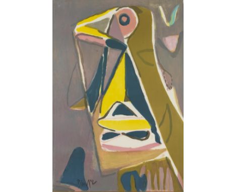 Bram VAN VELDE (1895-1981)SANS TITRE, 1975 (Mason, 192)Lithographie en couleurs sur vélin d'Arches Signée et numérotée 7/9091