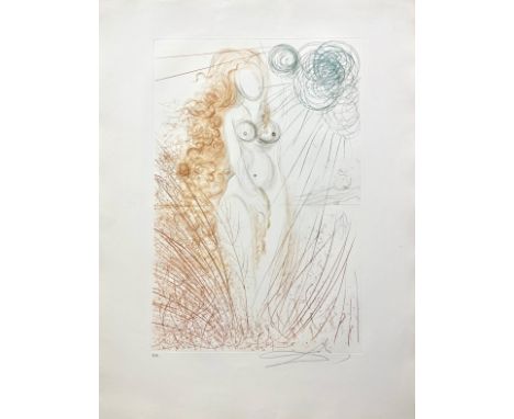 Salvador DALI (1904-1989)LA NAISSANCE DE VENUS, 1970-1971 (Michler &amp; Löpsinger, 492)Eau forte et pointe sèche en couleurs