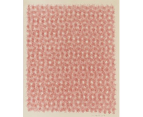 PIERO DORAZIO (1927-2005)Sans titre (Pink)  1962  signé et daté 62 aquarelle sur papier signed and dated 62 watercolour on pa