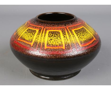 A Poole pottery bowl in the Aegean design. Diameter 17cm x Height 11cm.  Good condition.