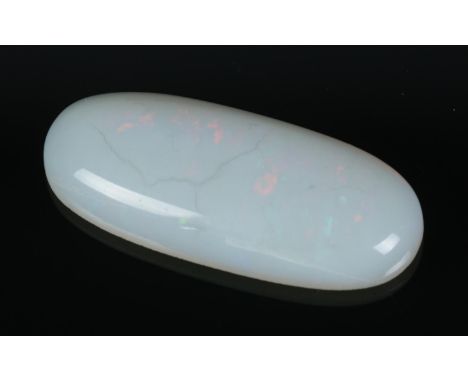 A unmounted opal gemstone. Approx. dimensions 3cm x 1cm.  