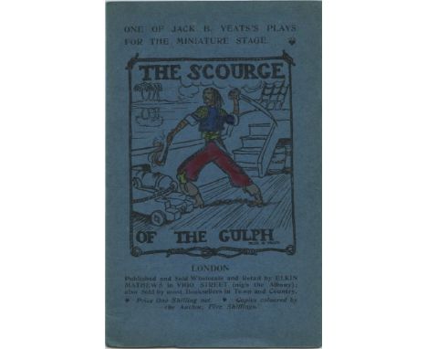 YEATS, JACK B..The Scourge of the Gulph, FIRST EDITION, Elkin Matthews 1903, in leather box made by Sangorski and Sutcliffe L