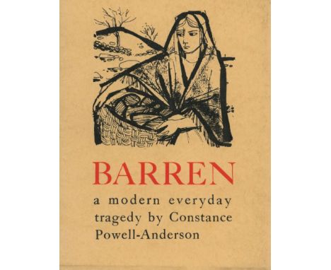 DOLMEN/POWELL ANDERSON, CONSTANCE.Barren, with cover drawing by Ruth Brandt and preface by Cyril Cusack, FIRST LIMITED EDITIO