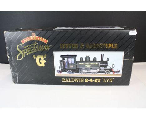 Boxed Bachmann Spectrum G scale Big Haulers Lynton &amp; Barnstaple Baldwin 2-4-2T Lyn 