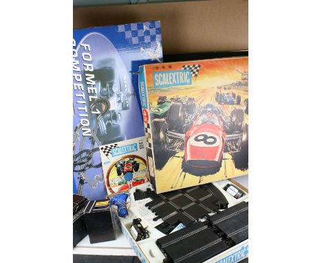 Boxed Scalextric Rally Set 45 with both Mini slot cars, plus a boxed C919 Power Pack, boxed C265 Standard Hand Throttle and a