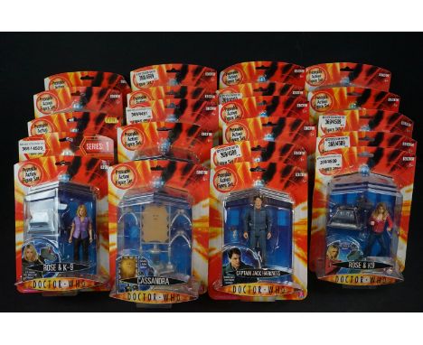 Doctor Who - 21 carded Character figure sets  to include Captain Jack Harkness, Cyberman, Warewolf, Cassandra, Rose &amp; K-9