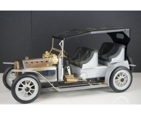 Mamod Limousine steam engine in silver, vg overall 