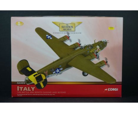 Boxed Corgi Aviation Archive ltd edn 1/72 diecast model AA34010 Consolidated B-24H Liberator, 464th Bomber Group, Pantanella,