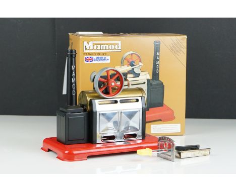 Boxed Mamod SP2 Steam Engine in excellent condition, box with tape but gd overall 
