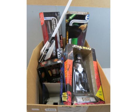 Star Wars - Quantity of various boxed toys &amp; collectables to include 2 x The Original Trilogy Collection Lightsabres (Dar