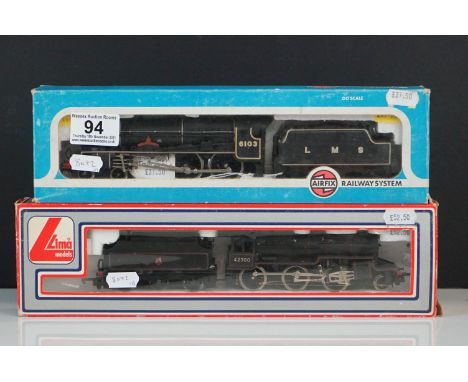 Two boxed OO gauge locomotives to include Airfix 54120-0 Royal Scots Fusilier LMS Livery and Lima 205120MWG 