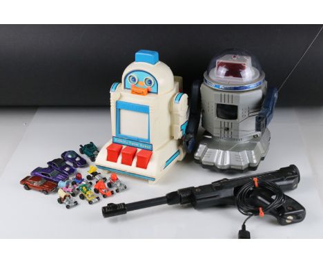 12 early Mattel diecast models to include 5 x Hot Wheels &amp; 7 x Zowees, plus a plastic Thundercolt Super Marksman 304, and