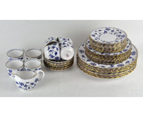 A part Spode 'Blue Colonel' dinner service