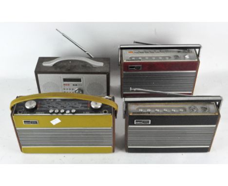 Four vintage radios, to include a Roberts RP26; Roberts R600 and RP26-B