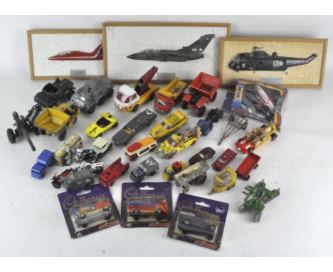 A selection of Die cast model vehicles, including Corgi 
