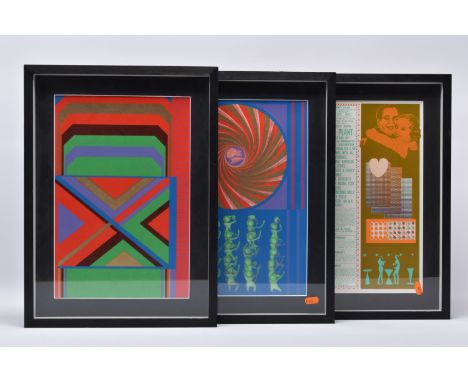 EDUARDO PAOLOZZI (SCOTTISH 1924-2005) 'MOONSTRIPS EMPIRE NEWS', three unsigned and untitled prints from the edition of 500 pu