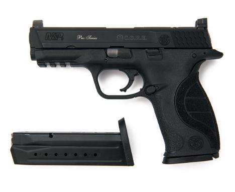 SMITH & WESSON, USA A CASED 9mm (PARA) SEMI-AUTOMATIC PISTOL, MODEL 'M&P9 'C.O.R.E'', serial no. DYE7403, with 4in. barrel, m