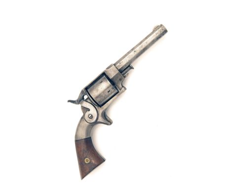 ETHAN ALLEN, USA A .32 (RIMFIRE) SIX-SHOT REVOLVER, MODEL '32 SIDEHAMMER, THIRD MODEL', no visible serial number, circa 1870,