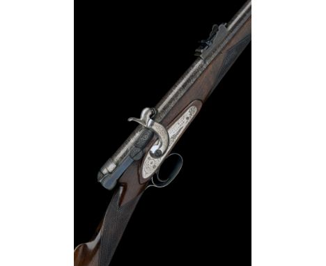 ALEX MARTIN, GLASGOW A RARE PRESENTATION 30-BORE BREECH-LOADING PERCUSSION SPORTING-RIFLE, MODEL 'CALISHER &amp; TERRY', seri