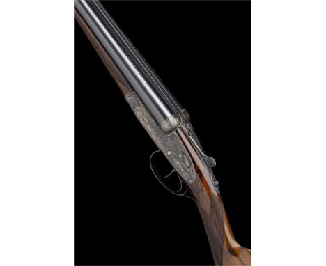 AUGUSTE FRANCOTTE (FAIT POUR MAYOR A GENEVE) A FINE COROMBELLE-ENGRAVED 20-BORE ROUNDED-BAR HAND-DETACHABLE SIDELOCK EJECTOR,