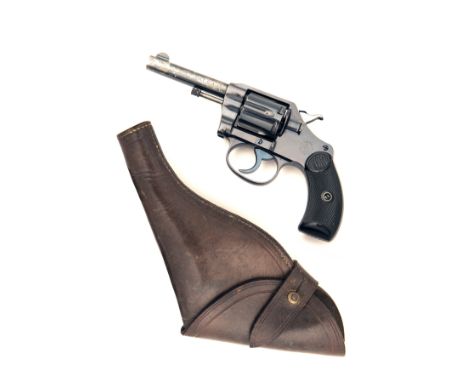 COLT, USA A .320 (SHORT REVOLVER) DOUBLE-ACTION REVOLVER, MODEL 'POCKET POSITIVE', serial no. 36439, for 1907, with round tap