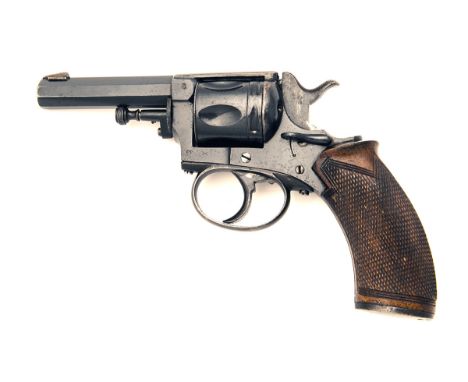 A .320 (SHORT REVOLVER) SIX-SHOT POCKET-REVOLVER, UNSIGNED, serial no. 10961, circa 1890, with blued octagonal 3in. barrel, s