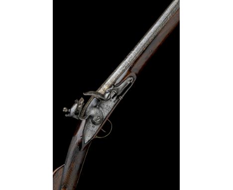 AN UNUSUAL 10-BORE FLINTLOCK SPORTING BLUNDERBUSS or FOWLING-PIECE SIGNED TOWER, no visible serial number, circa 1770 with so