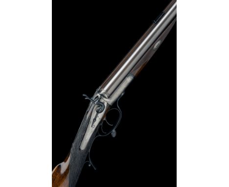 GEORGE GIBBS, BRISTOL A .577 (2 1/4in) DOUBLE-BARRELLED HAMMER-RIFLE, serial no. B293, circa 1878, with 28in. re-blued barrel