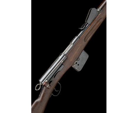 A 7.5x53 (SWISS) STRAIGHT-PULL REPEATING SERVICE-RIFLE, UNSIGNED, MODEL 'M1889 SCHMIDT-RUBIN', serial no. 123052, circa 1895 
