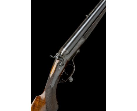 I. HOLLIS & SONS A .450 (3 1/4IN.) EXPRESS ROTARY-UNDERLEVER DOUBLE HAMMER RIFLE, serial no. 58558, 27 1/4in. cordite re-proo