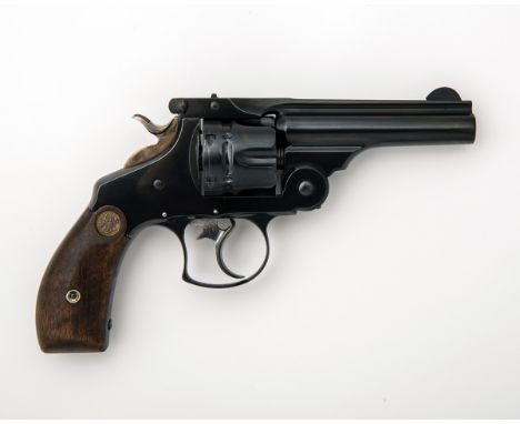 SMITH & WESSON, USA A CASED .44 (RUSSIAN) SIX-SHOT REVOLVER, MODEL 'DOUBLE-ACTION FIRST MODEL', serial no. 8385, circa 1894, 