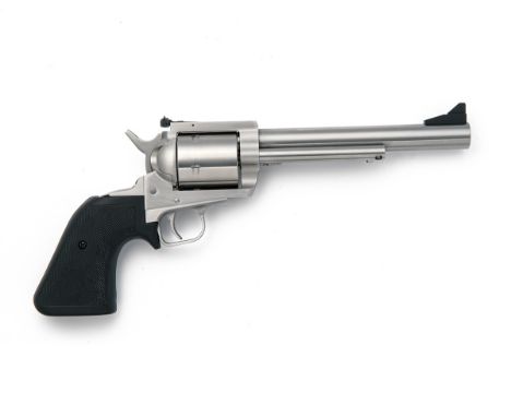 MAGNUM RESEARCH INC. A VIRTUALLY NEW AND UNUSED .454 CASULL STAINLESS-STEEL SINGLE-ACTION FIVE-SHOT REVOLVER, serial no. BR03