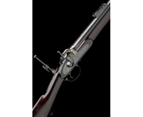 THOMAS TURNER, BIRMINGHAM A .451 PERCUSSION MILITARY MATCH RIFLE, no visible serial number, circa 1860, with round tapering 3