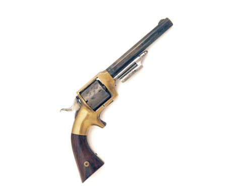 L. POND, USA A SCARCE .32 RIMFIRE FRONT-LOADING SIX-SHOT REVOLVER, MODEL 'SEPARATE CHAMBER', serial no. 1832, circa 1865, wit