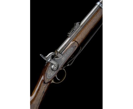 TOWER ARMOURIES, LONDON A .577 PERCUSSION RIFLE, MODEL 'COMMERCIAL THREE-BAND SHORT-RIFLE', no visible serial number, dated f