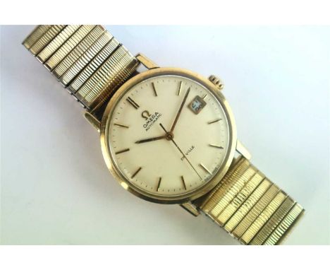 A Gentleman's 9ct Gold Omega De Ville Wristwatch Manufacturer: Omega Model Name: De Ville Year: Circa 1974 Case No: N/A Due t