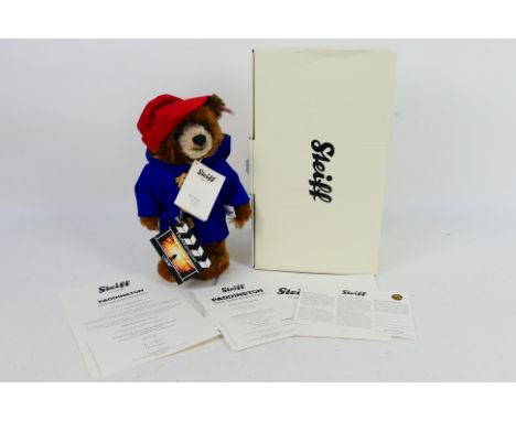Steiff - Danbury Mint - A boxed Steiff / Danbury Mint Limited Edition 'Paddington - The Movie Edition'. The 25cm Chestnut bea